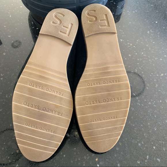 Franco Sarto Artist Collection"Freeze" Suede Ballet Flats - Picture 5 of 6